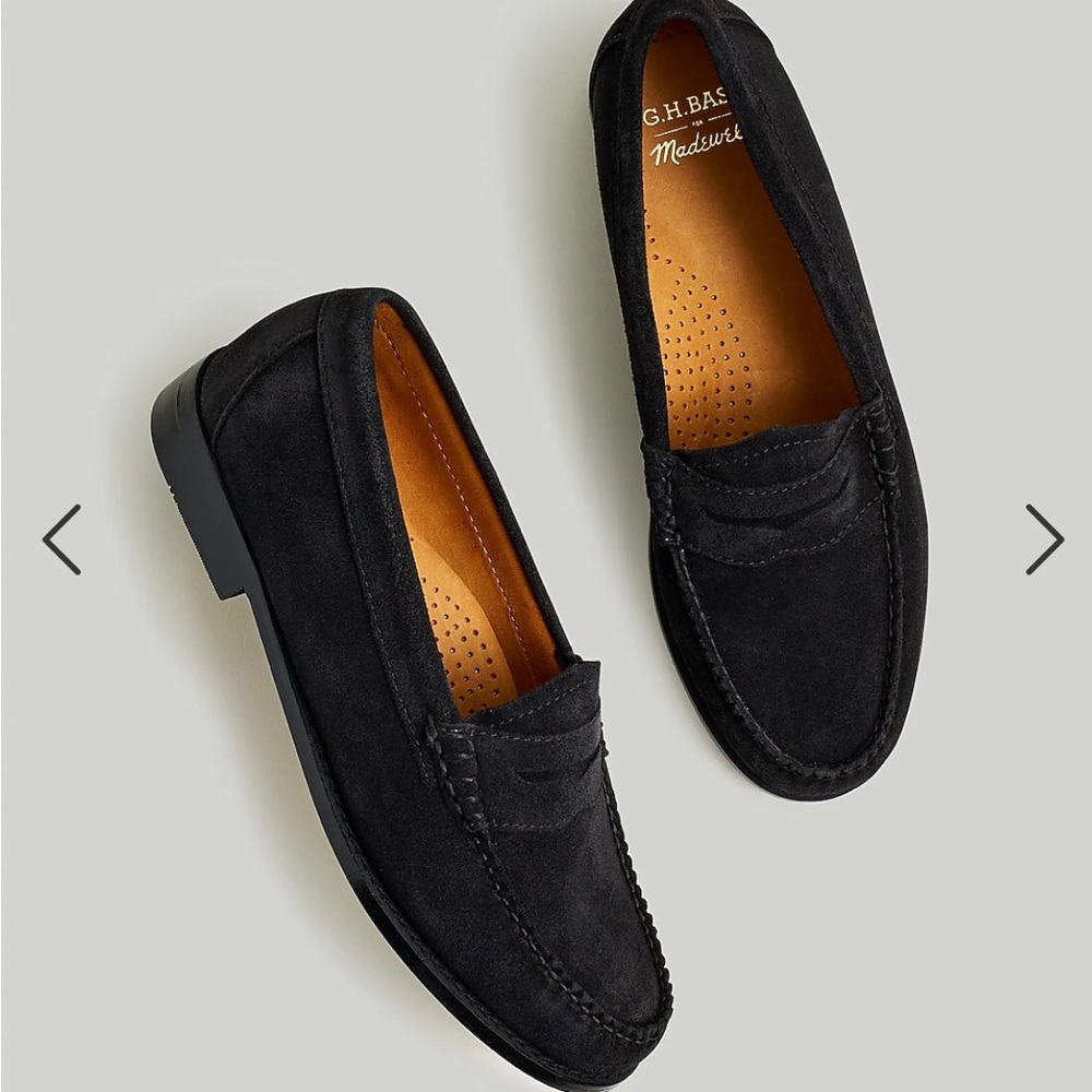madewell x g.h.bass whitney weejuns black